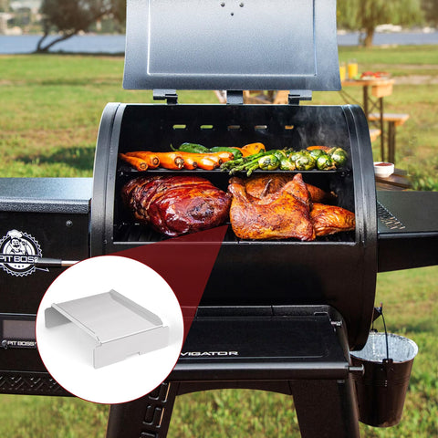 GORGERILA heat shield for Pit Boss enhances indirect heating across 1600 series grills