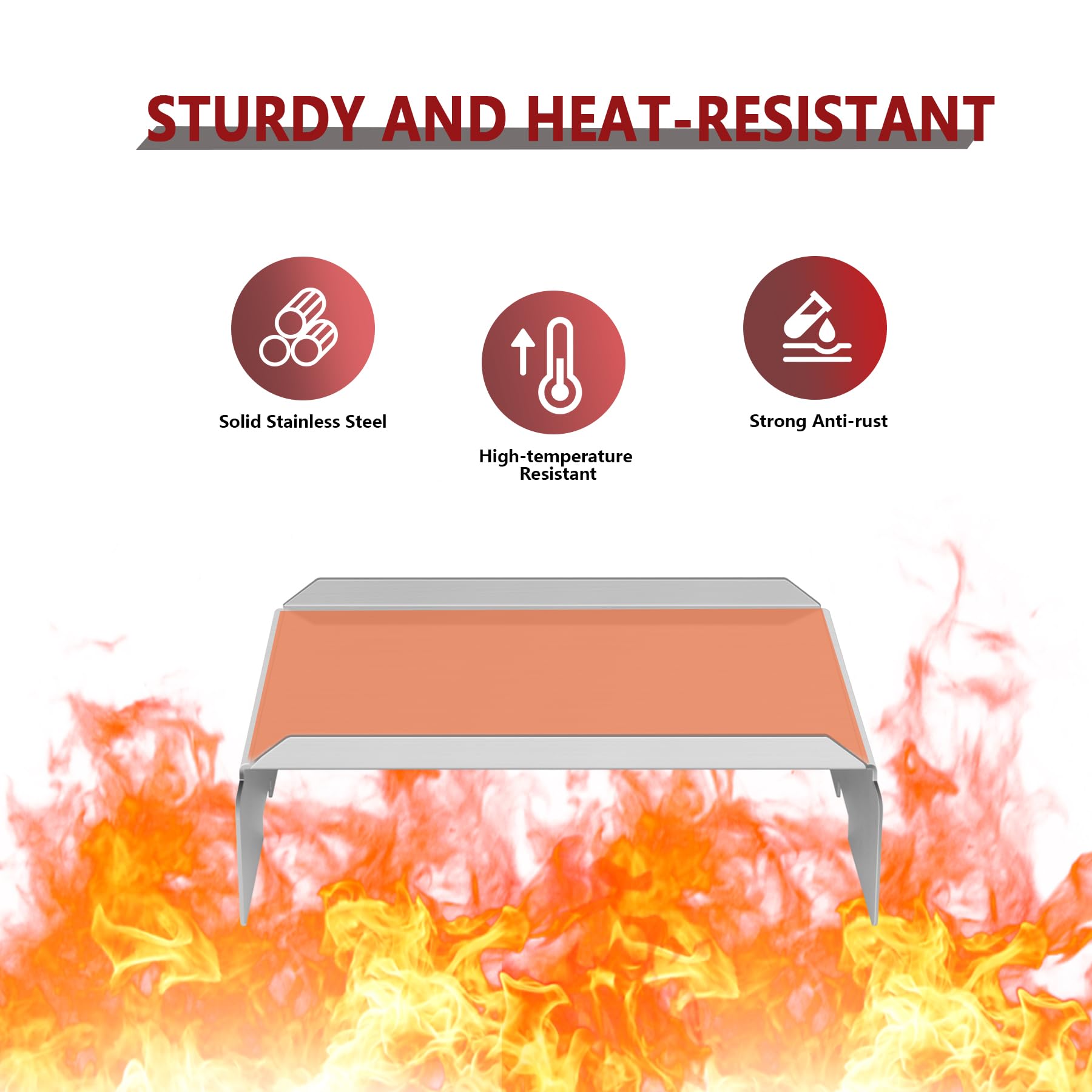 GORGERILA indirect heat diffuser for Pit Boss 1300 series promotes even searing without scorching
