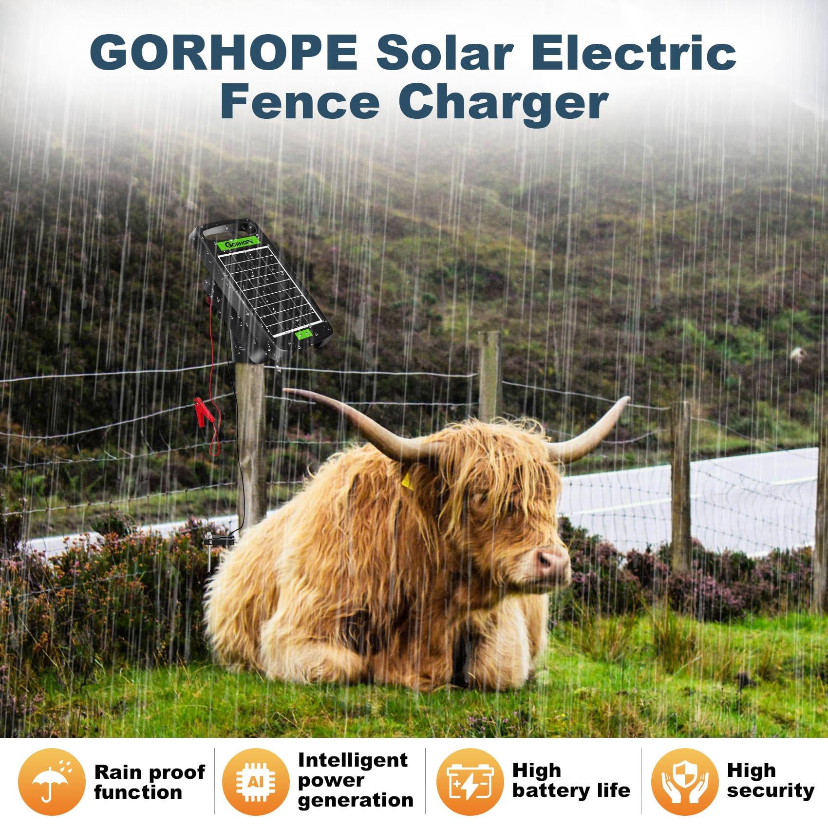 Gorhope 20mile fence coverage demonstrating long-range fencing capability.