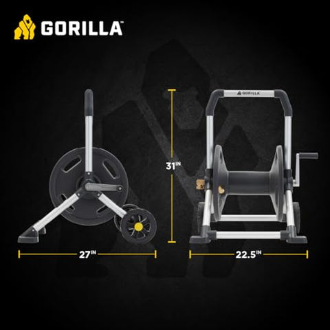 Gorilla Carts forged brass fittings ensure leak-free connections.