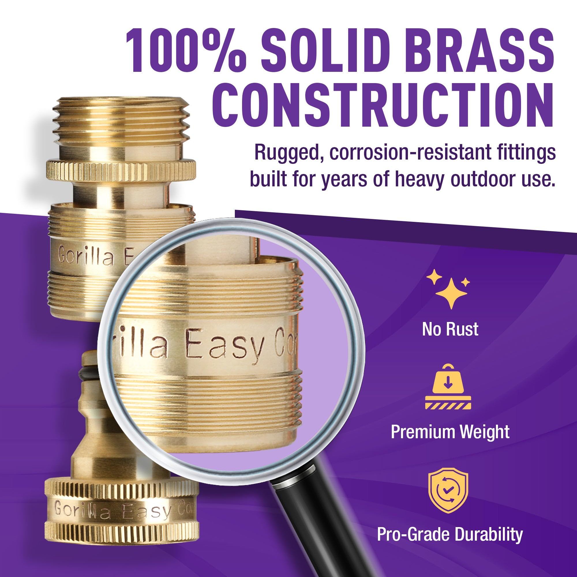 Gorilla Easy Connect suitable for indoor and outdoor use with a strong seal.