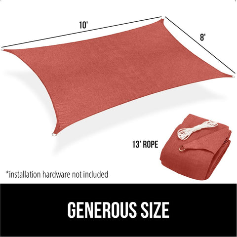 GORILLA GRIP 185gsm polyethylene fabric delivers sturdy shade performance