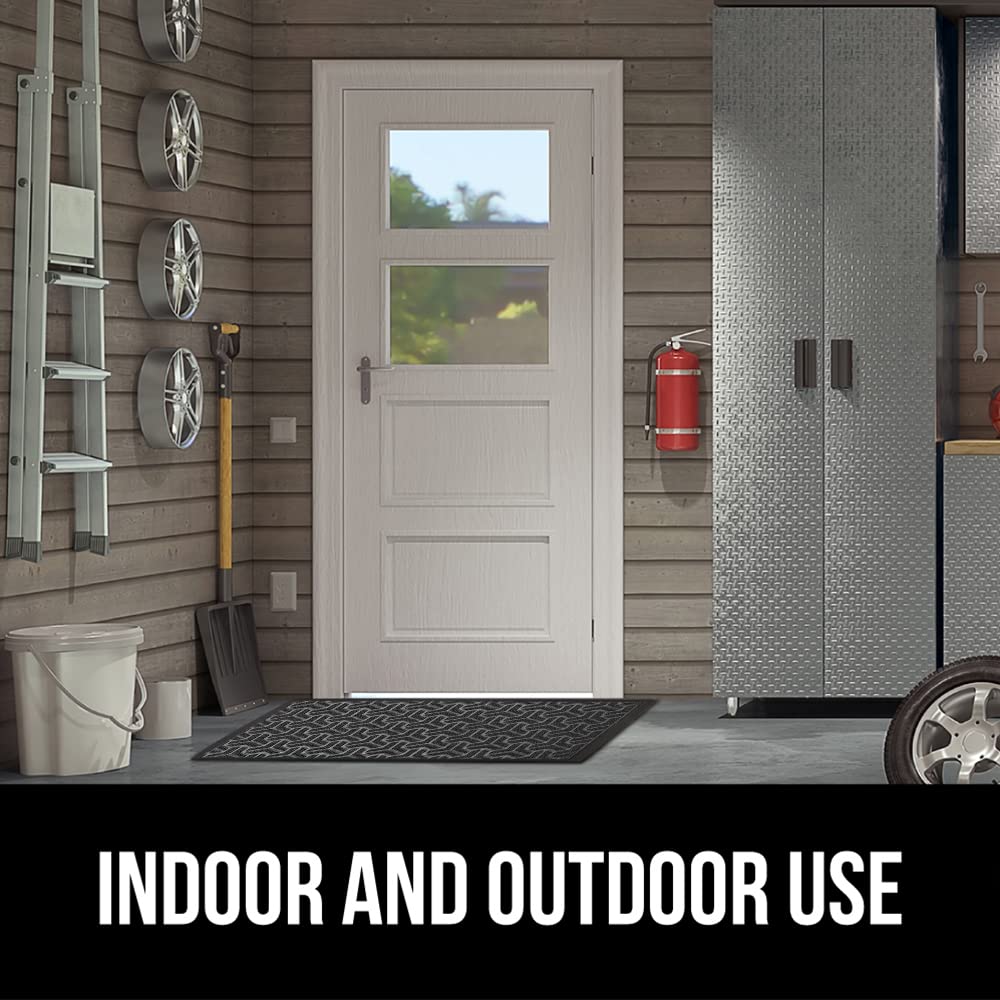 GORILLA GRIP WeatherMAX 35x23 inch doormat fits most entrances