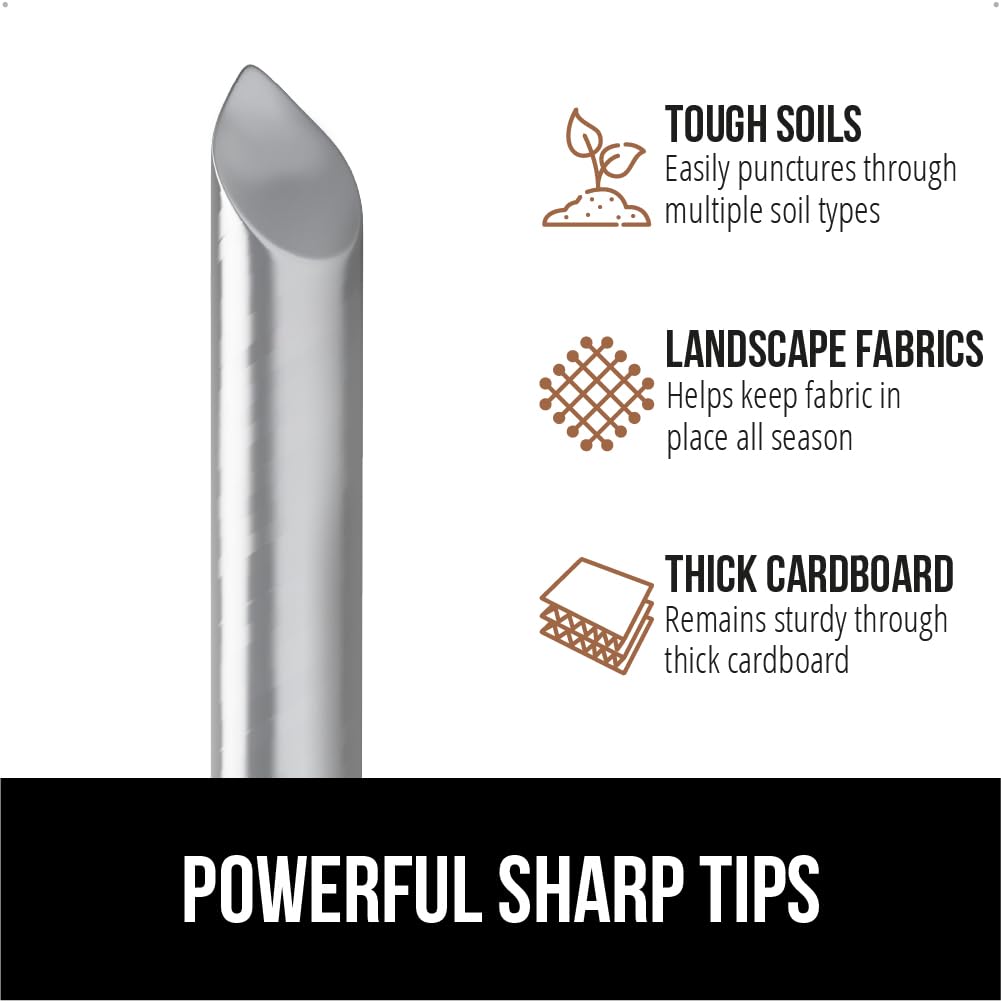Gorilla Grip adjustable stakes simplify repositioning for projects