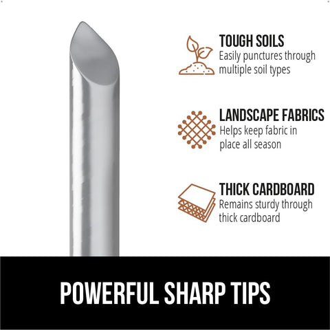 Gorilla Grip adjustable stakes simplify repositioning for projects