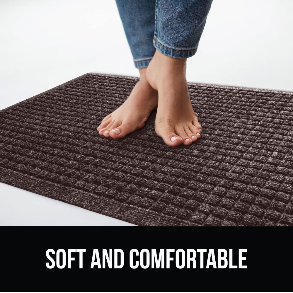 GORILLA GRIP mat low-profile design allows easy door clearance