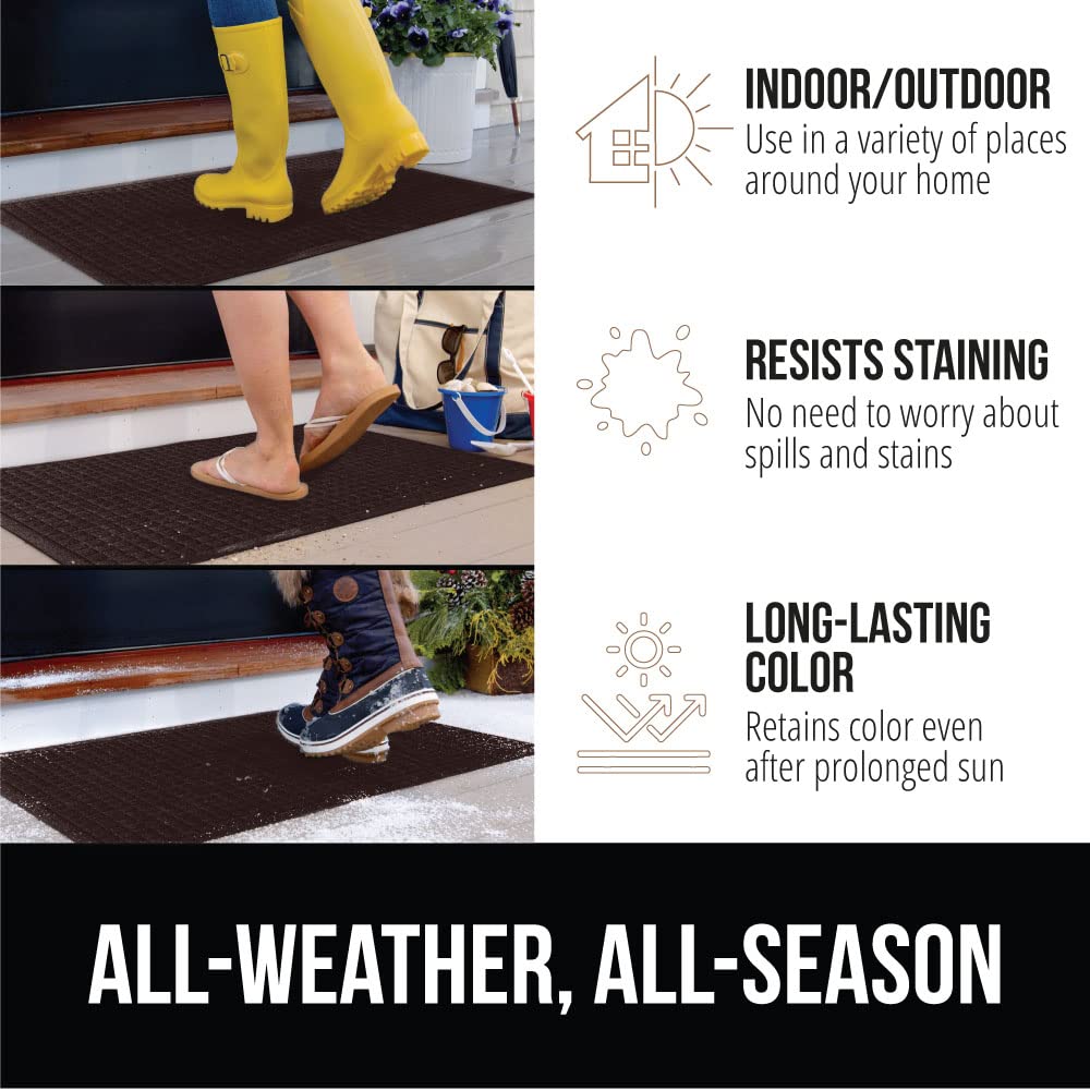 GORILLA GRIP mat resists stains and fading across seasons