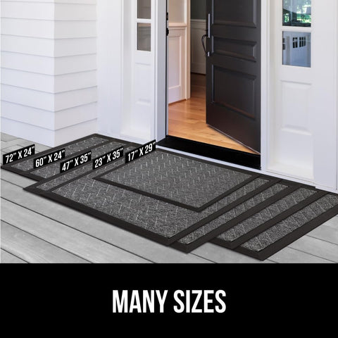 GORILLA GRIP WeatherMAX easy-clean patio mat for quick refresh
