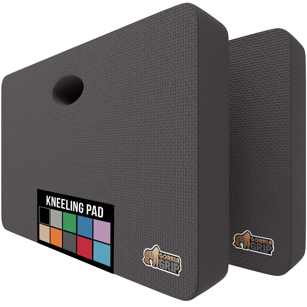 GORILLA GRIP extra thick kneeling pad top view with cushioned surface.