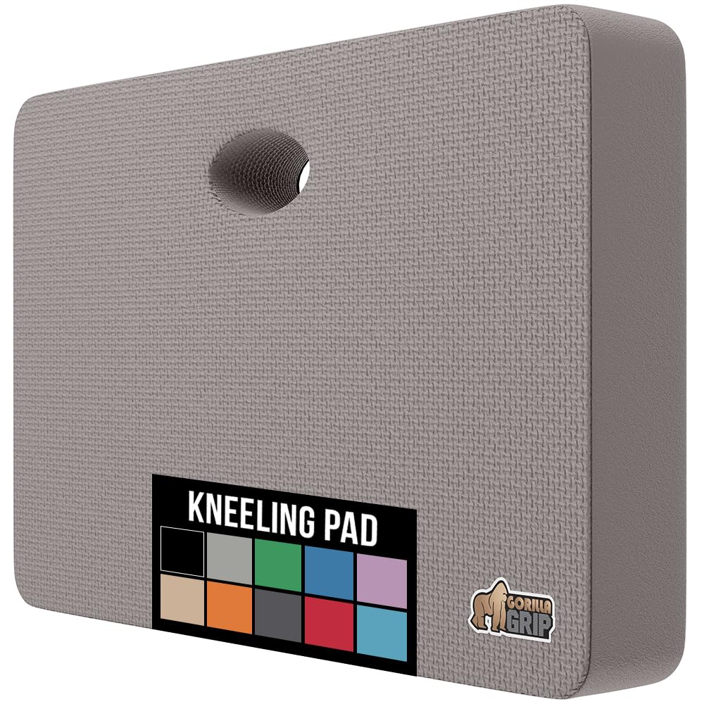 Gorilla Grip extra-thick kneeling pad top view for all-day comfort