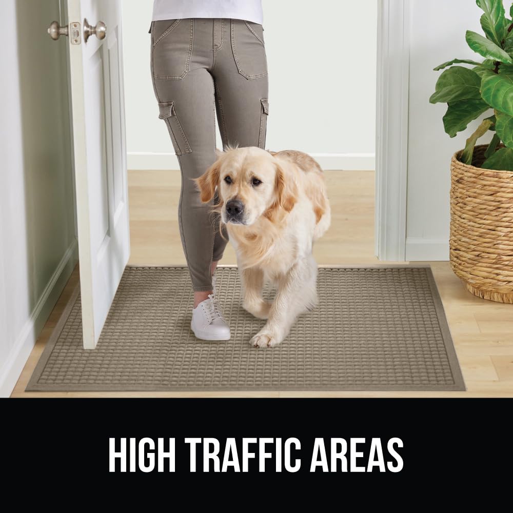 Gorilla Grip mat suitable for covered outdoor spaces