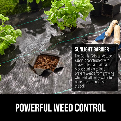 Gorilla Grip garden walkway underlay creates clean, weed-free paths.