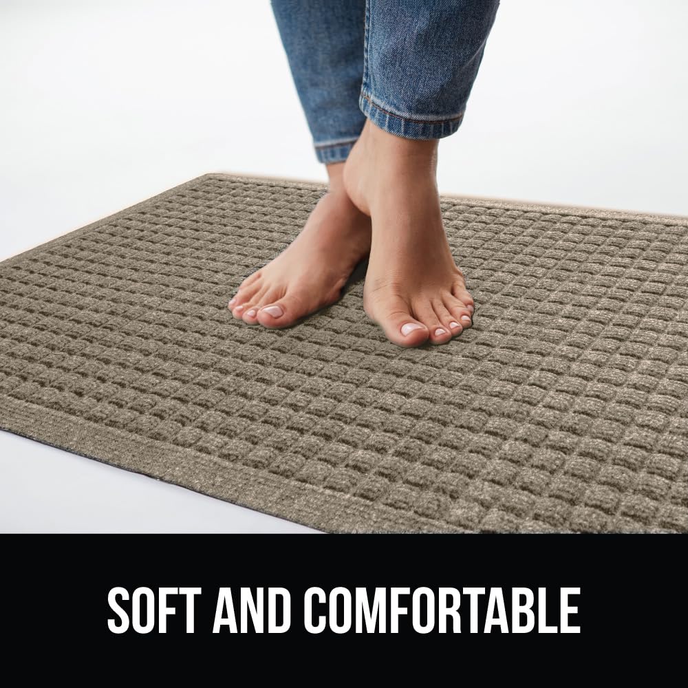 GORILLA GRIP high-traffic durability supports daily use in entrances.