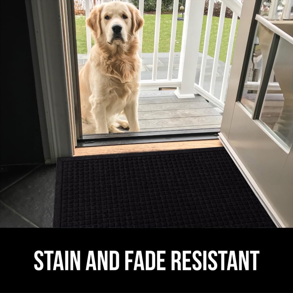 GORILLA GRIP HydroAbsorb doormat two-pack for multi-entry coverage.