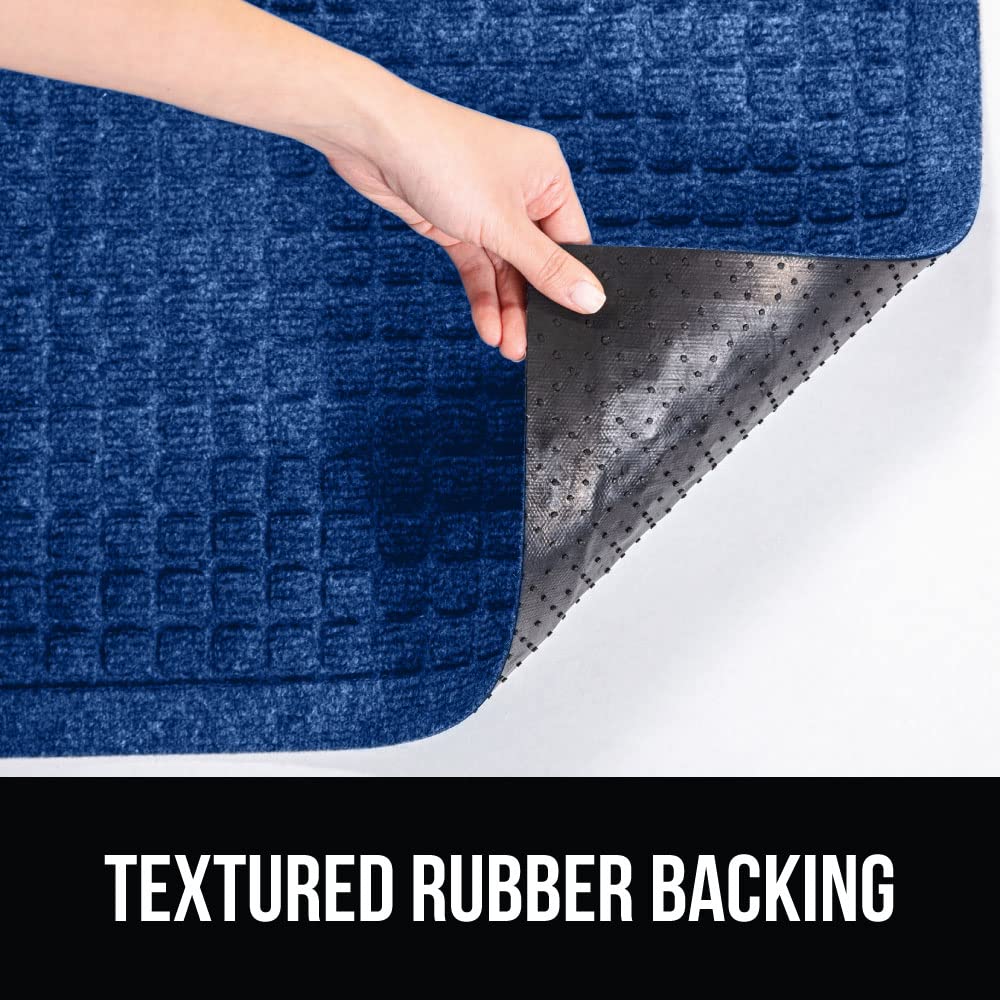 Gorilla Grip HydroABSORB textured rubber backing stays in place