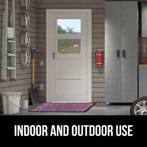 GORILLA GRIP indoor-outdoor doormat suited for high-traffic entryways and easy cleaning