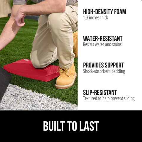Gorilla Grip kneeling pad 1.3-inch thick for knee support