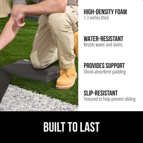 GORILLA GRIP two-pack large kneeling pads for gardening and DIY.