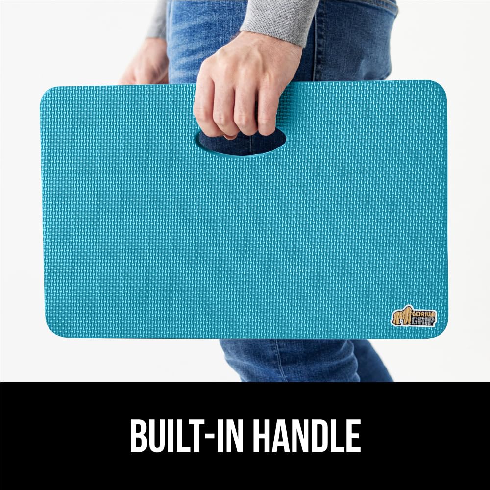 GORILLA GRIP kneeling pad suitable for baby bath routines.