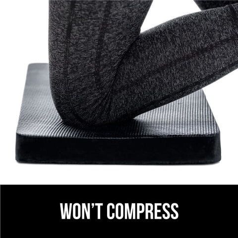 Gorilla Grip kneeling pad in garden for comfortable planting