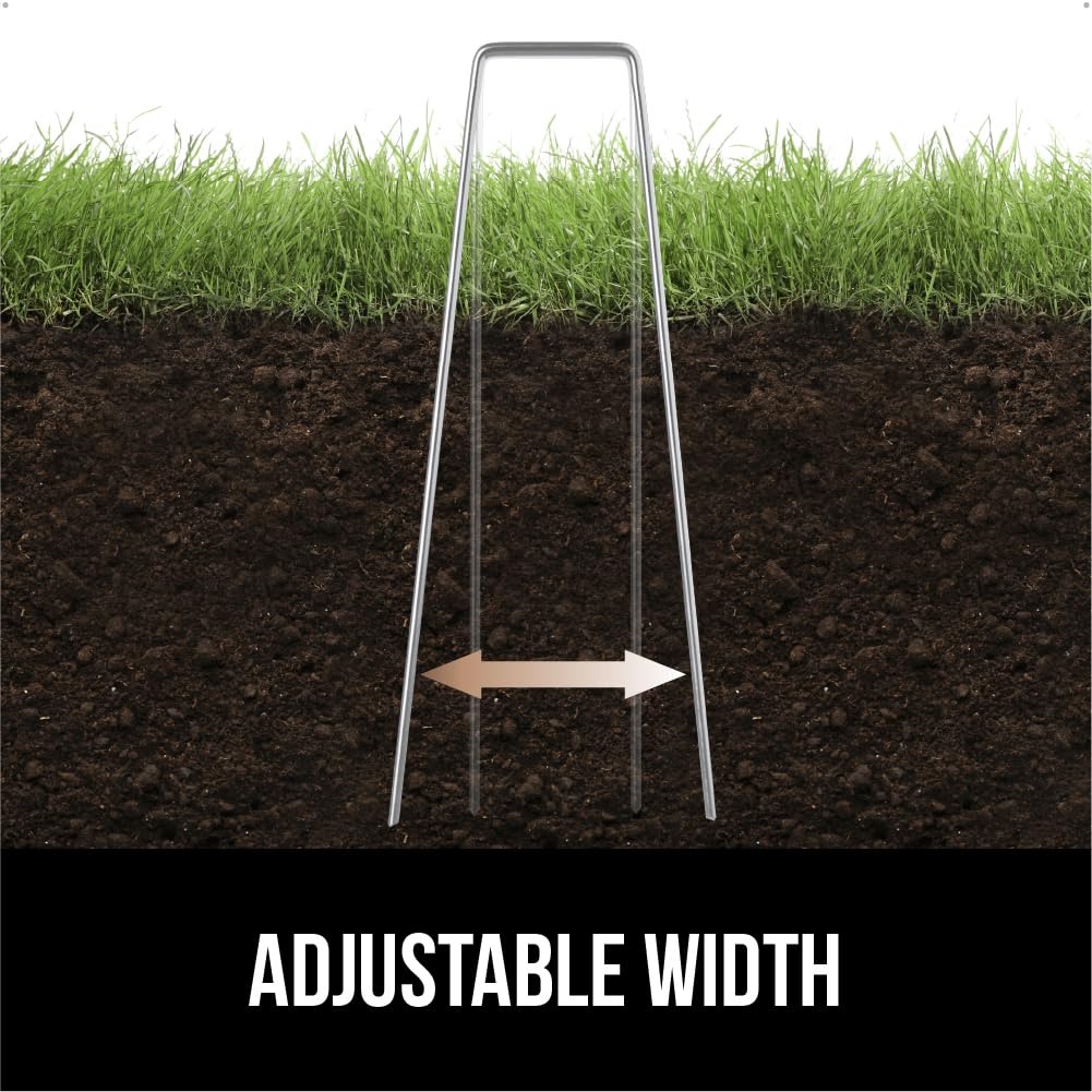 Gorilla Grip landscape fabric stake anchors ground cover
