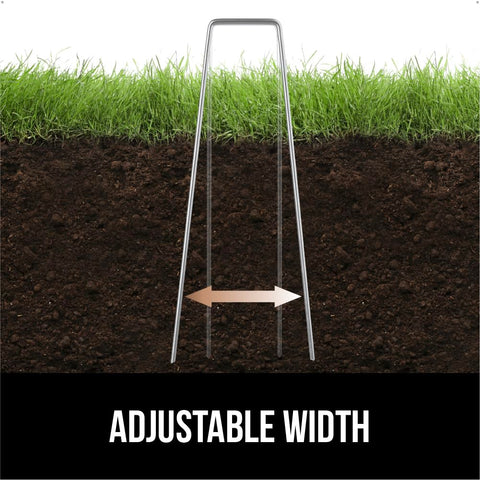 Gorilla Grip landscape fabric stake anchors ground cover