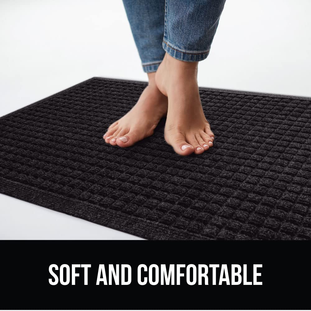 GORILLA GRIP low-profile 0.3 inch thickness fits under doors.