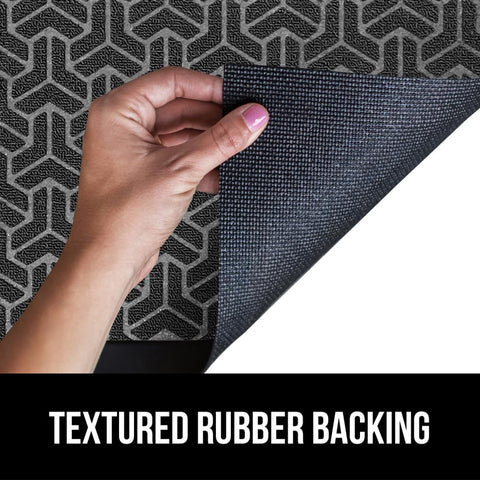 GORILLA GRIP WeatherMAX low-profile doormat clears doors easily