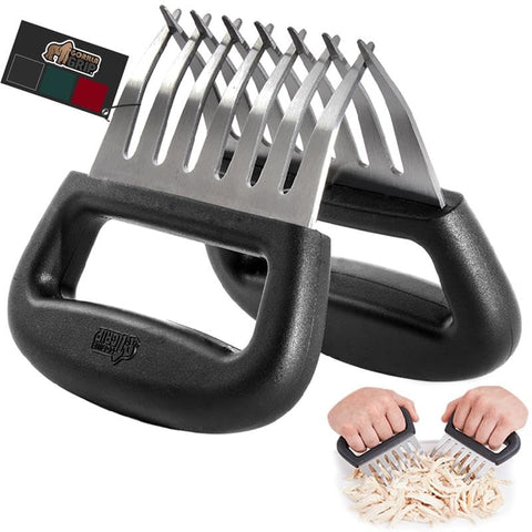 GORILLA GRIP meat shredder claws with sharp steel for effortless shredding