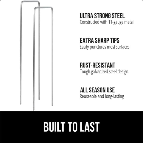 Gorilla Grip staples with ultra sharp tips for fast penetration