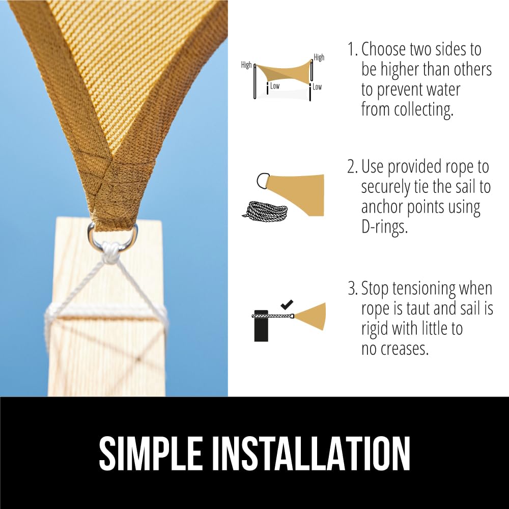 GORILLA GRIP water-permeable design helps prevent pooling during light rain.