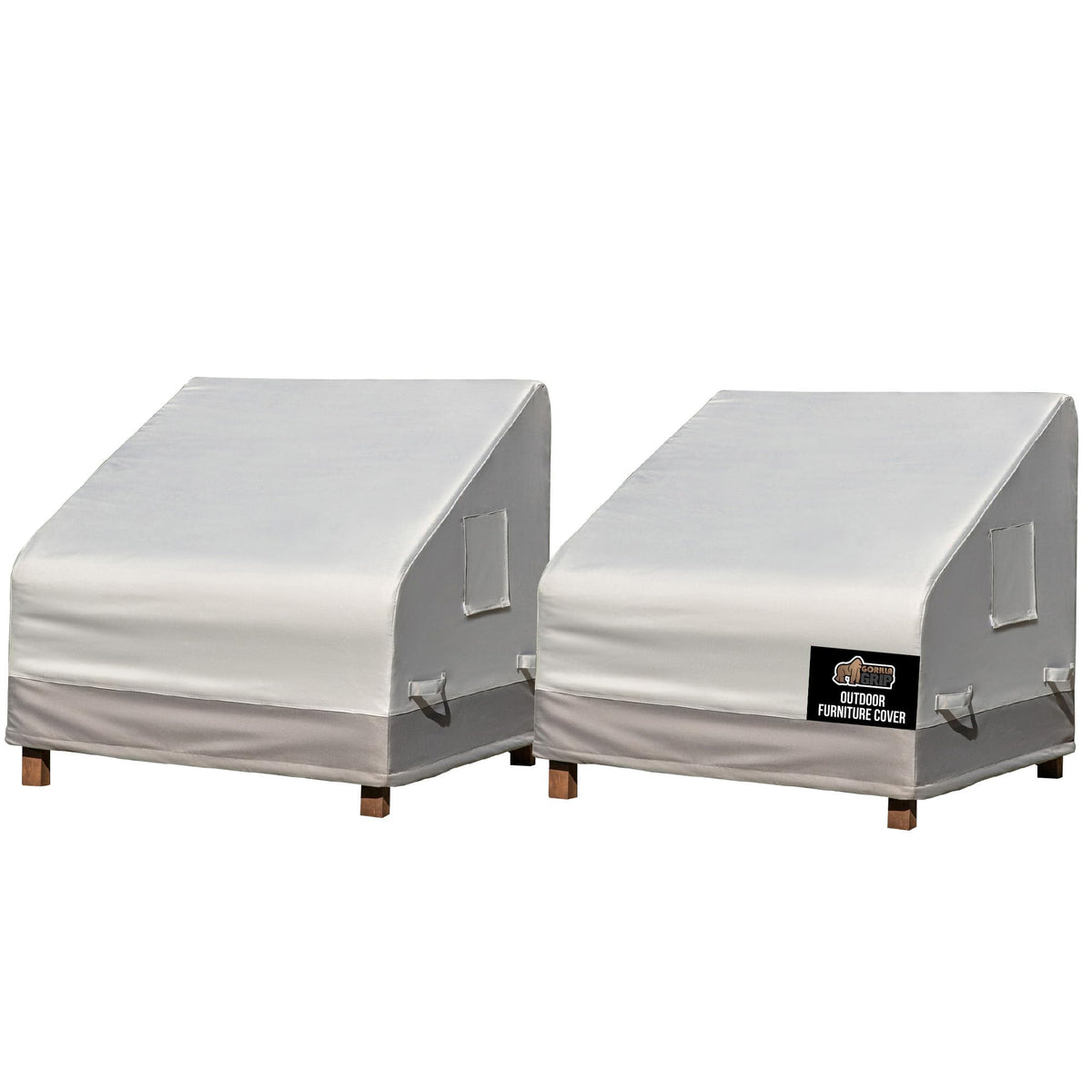 Gorilla Grip waterproof 40-inch chair cover protects patio chairs from rain.