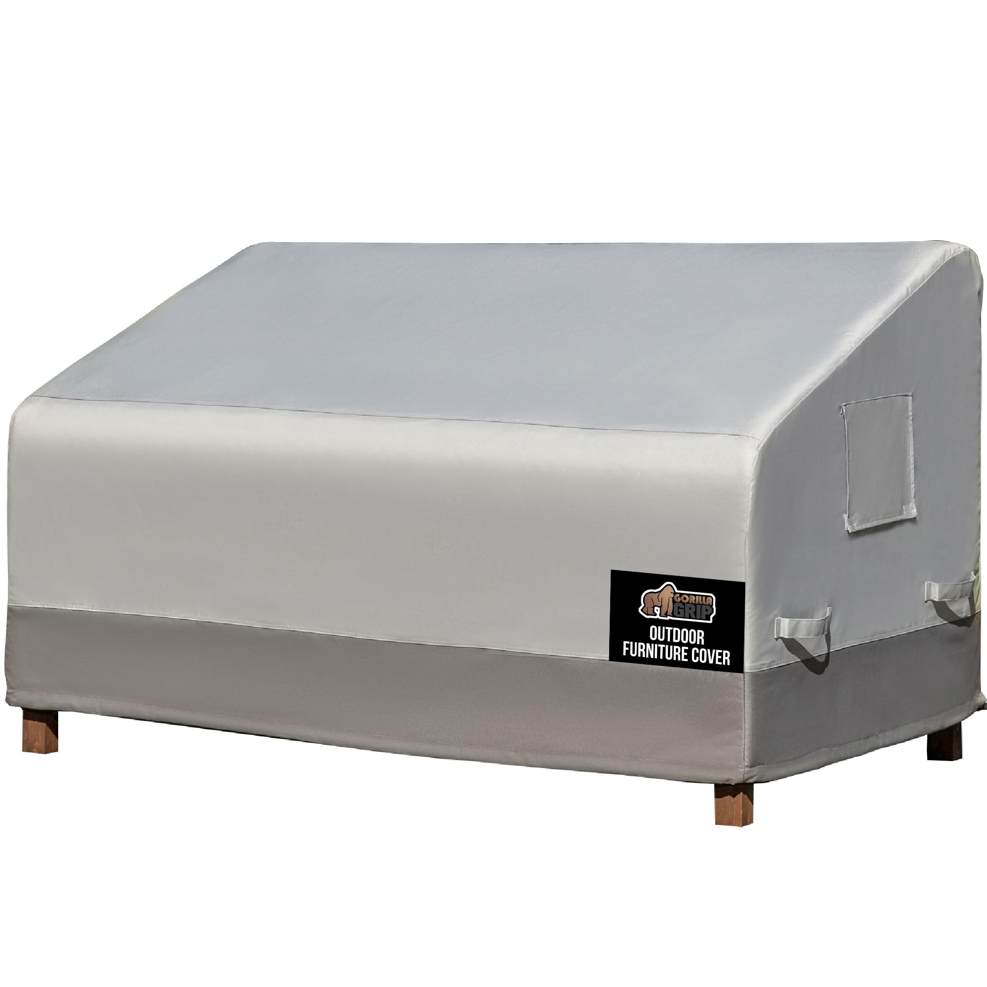 GORILLA GRIP waterproof outdoor sofa cover for 58-inch two-seater protects against rain and moisture