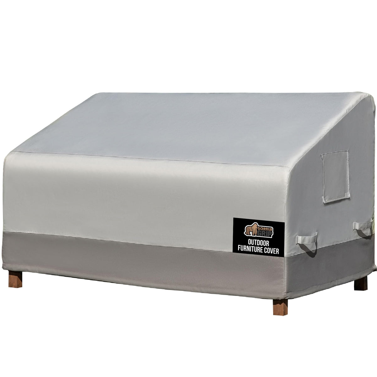GORILLA GRIP waterproof outdoor sofa cover for 58-inch two-seater protects against rain and moisture