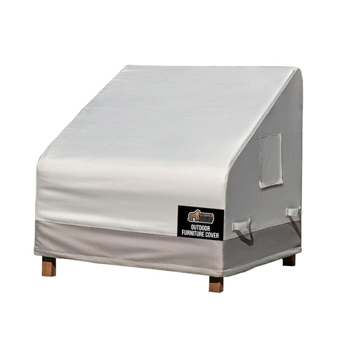 Gorilla Grip Waterproof Patio Chair Cover shields a 30-inch chair from rain and sun damage.