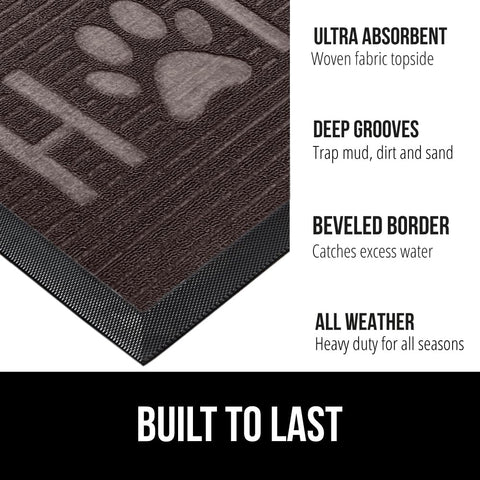 Gorilla Grip WeatherMAX close-up weave shows durable, stain-resistant surface.