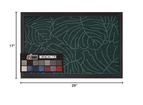 GORILLA GRIP WeatherMax doormat deep grooves close-up for moisture capture
