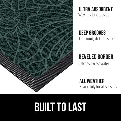 GORILLA GRIP WeatherMAX entryway closeup with beveled border and grooves