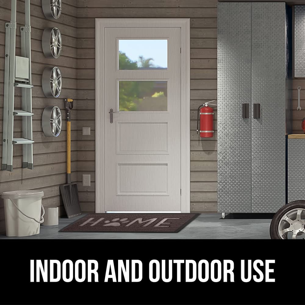 Espresso WeatherMAX mat dries quickly after rain and cleans easily.