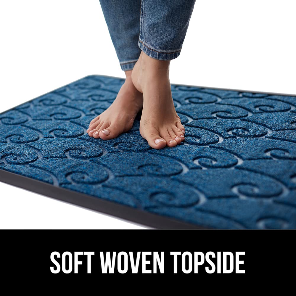 Gorilla Grip WeatherMAX doormat in high-traffic areas resists wear.