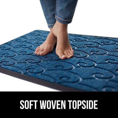 Gorilla Grip WeatherMAX doormat in high-traffic areas resists wear.