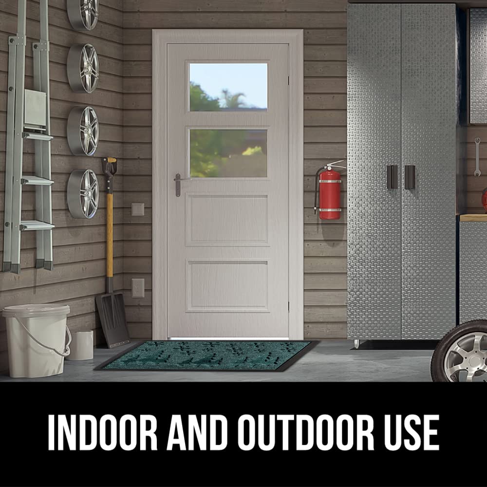 GORILLA GRIP WeatherMAX doormat high-traffic entryway durability