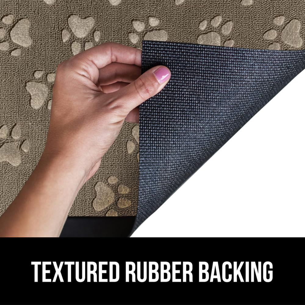 GORILLA GRIP WeatherMAX doormat low-profile door clearance.