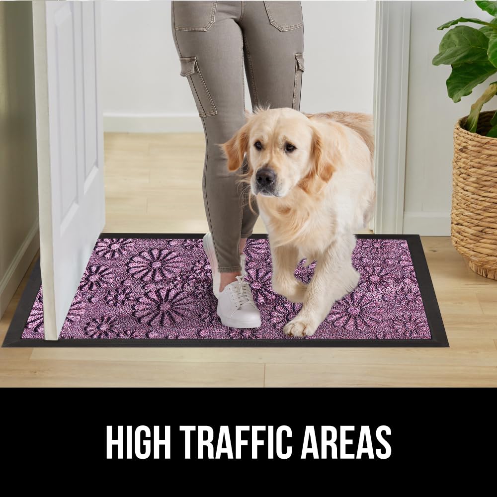 GORILLA GRIP WeatherMAX doormat low profile design for easy door clearance