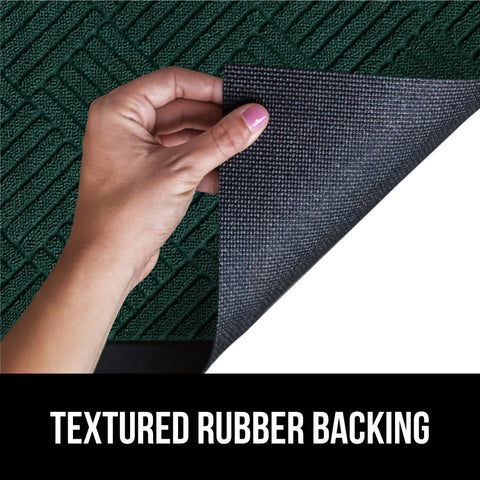 GORILLA GRIP WeatherMAX doormat built for high-traffic areas and easy maintenance.