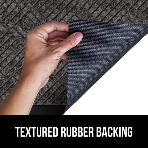 Gorilla Grip WeatherMAX doormat low-profile design fits under doors