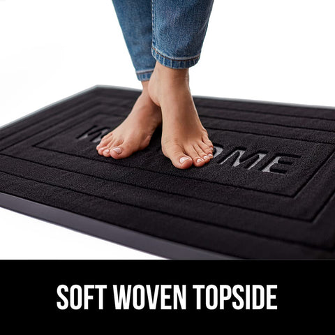 GORILLA GRIP WeatherMAX doormat 35x23 inches fits standard entryways