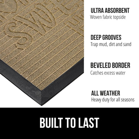 GORILLA GRIP WeatherMAX top-side close-up, shows stain resistance for long-lasting use.