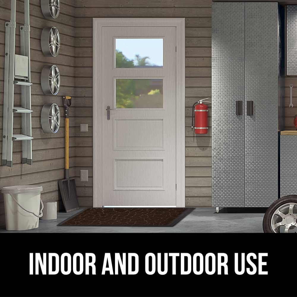 Gorilla Grip WeatherMax easy-clean surface reduces maintenance after outdoor use.
