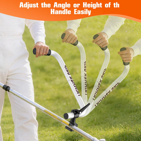 GOSDENG upgraded handle on a lawn edge demonstrates comfortable control during edging